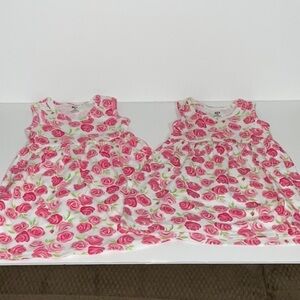 HB, 2 Floral Dresses, Size 18M